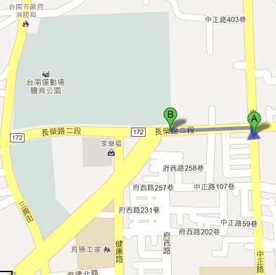  台南新營體育場 地圖