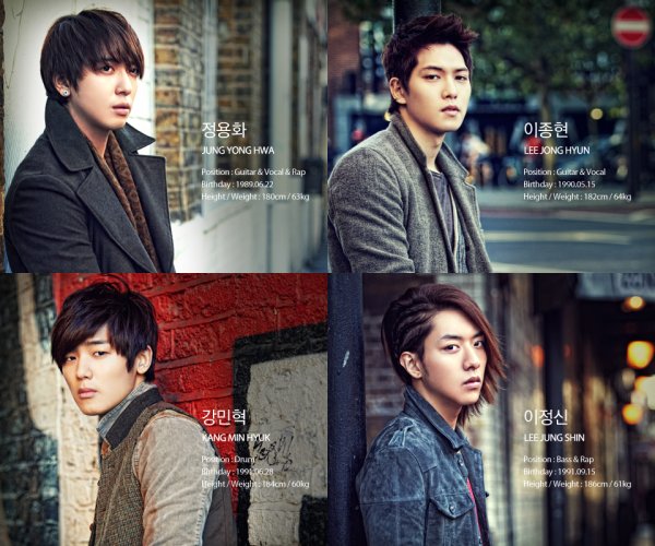 CNBLUE 官網新檔案照