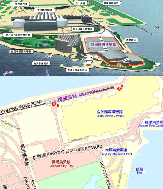 亞洲國際博覽館地圖