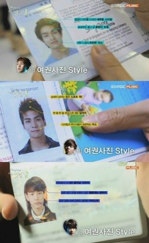 SHINee 護照照片
