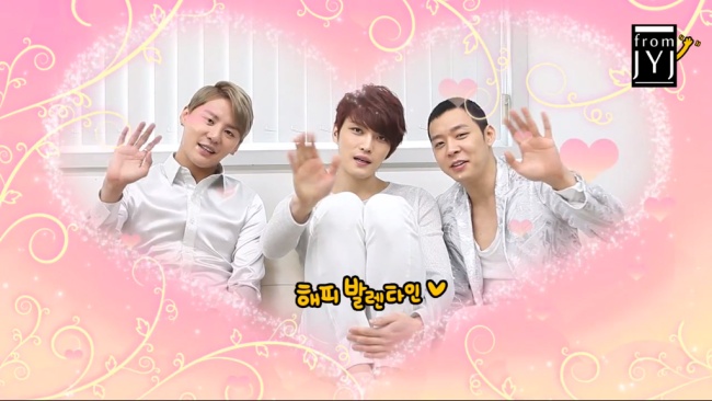 JYJ 情人節影片 JYJ 情人節影片