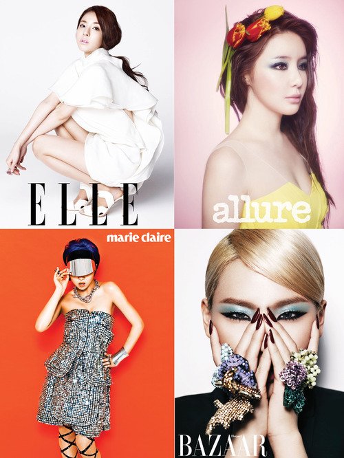2NE1 四種畫報