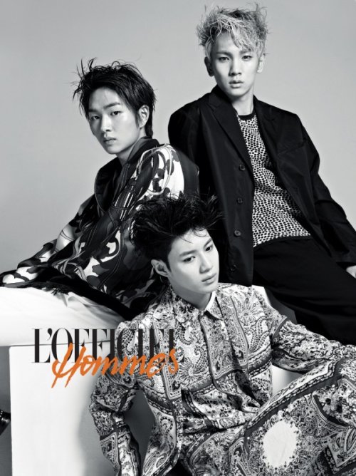 溫流、Key、泰民 L'Officiel Hommes 畫報