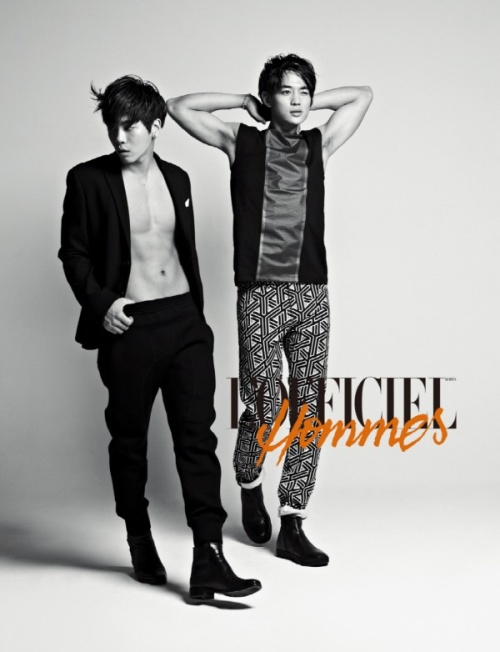 鐘鉉、珉豪 L'Officiel Hommes 畫報