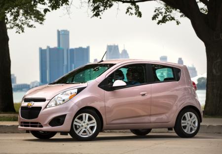 Tiffany 買 Chevy Spark pink 