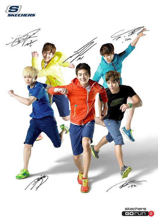 SHINee Skechers 代言畫報