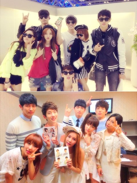 2AM、miss A、GLAM 