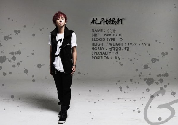 Alphabat KIM SANG HUN Alphabat KIM SANG HUN