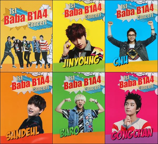 B1A4 Baba 演唱會資料夾 B1A4 Baba 演唱會資料夾
