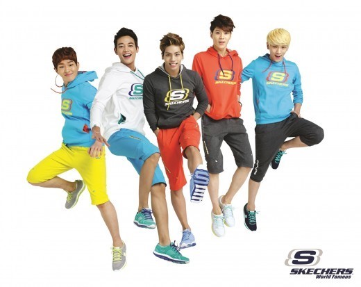 SHINee 為 Skechers 代言
