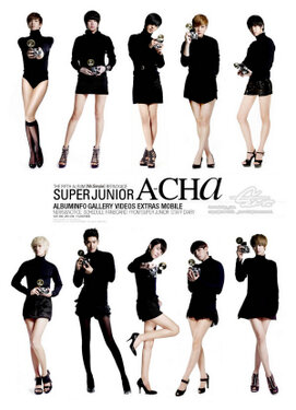 Super Junior 女裝合成海報 Super Junior 女裝合成海報