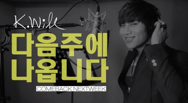 K.Will 回歸預告 K.Will 回歸預告
