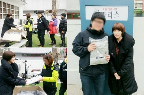 奎利送禮物給工作人員 奎利送禮物給工作人員