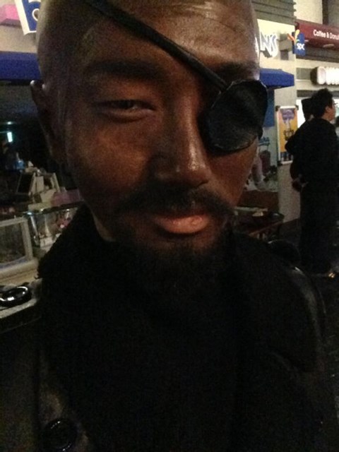 藝聲裝扮成為 Nick Fury