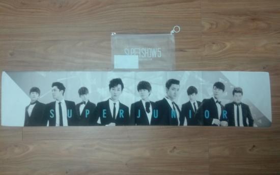 Super Junior Super Show 5 演唱會應援毛巾