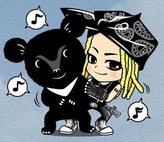 G-Dragon Line 貼紙 G-Dragon Line 貼紙