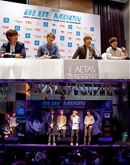 CNBLUE 泰國演唱會記者會