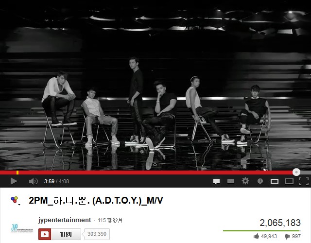 2PM A.D.T.O.Y 200萬