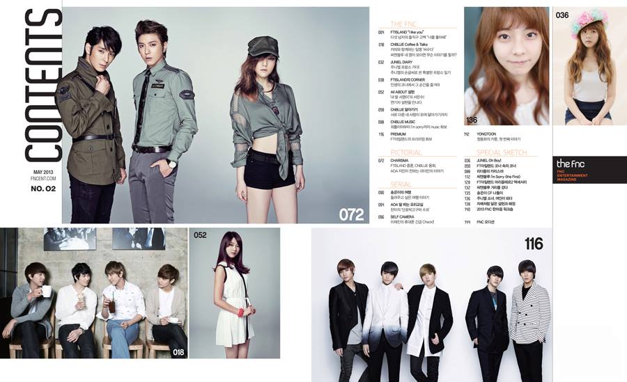 《the FNC》第二冊 - 內容 《the FNC》第二冊 - 內容