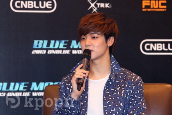 CNBLUE 香港演唱會記者會:敏赫 CNBLUE 香港演唱會記者會:敏赫