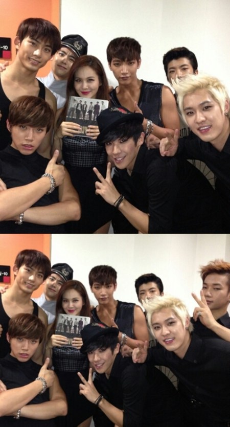 Ivy、2PM、MBLAQ (缺燦盛、天動、Mir)