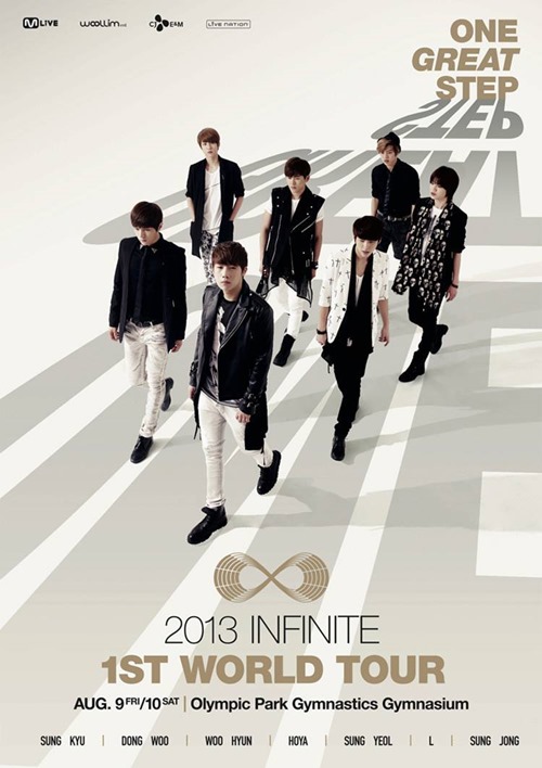 INFINITE《One Great Step》首爾場海報
