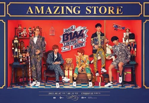 B1A4 "AMAZING STORE” 演唱會海報