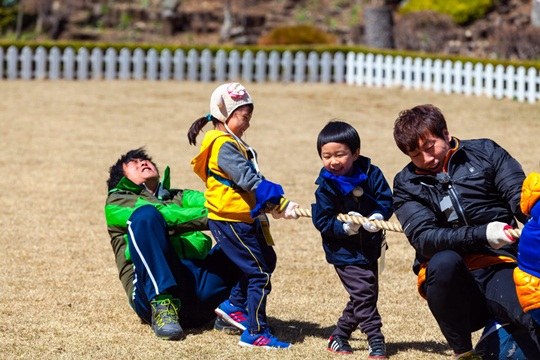 爸爸你去哪 花絮照 