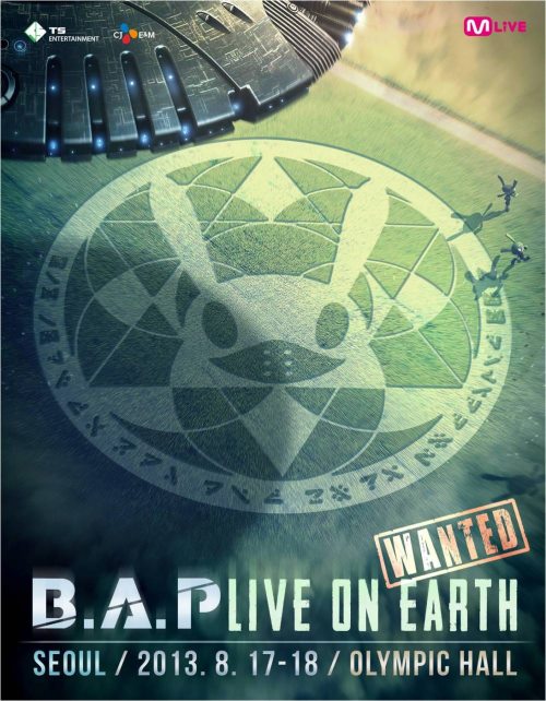 B.A.P 安可演唱會首爾場海報