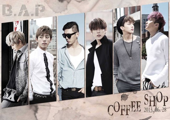 B.A.P "Coffee Shop" 概念照