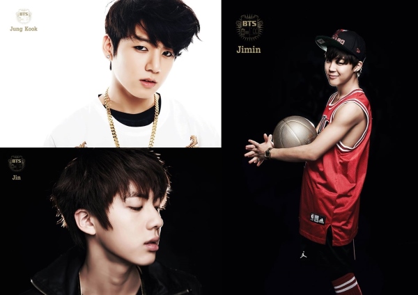 BTS 成員概念照：Jung Kook、Jin、Jimin