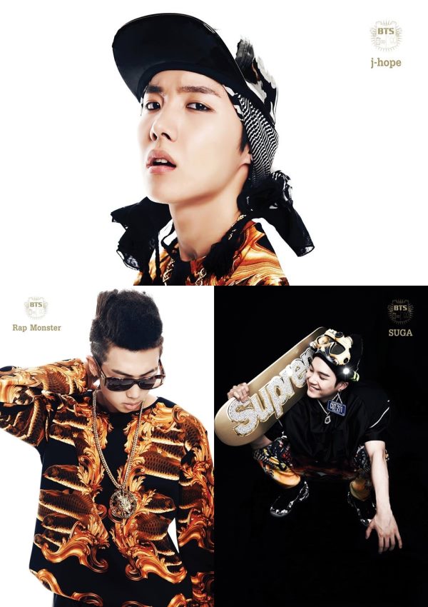 BTS 成員概念照：j-hope、Rap Monster、SUGA