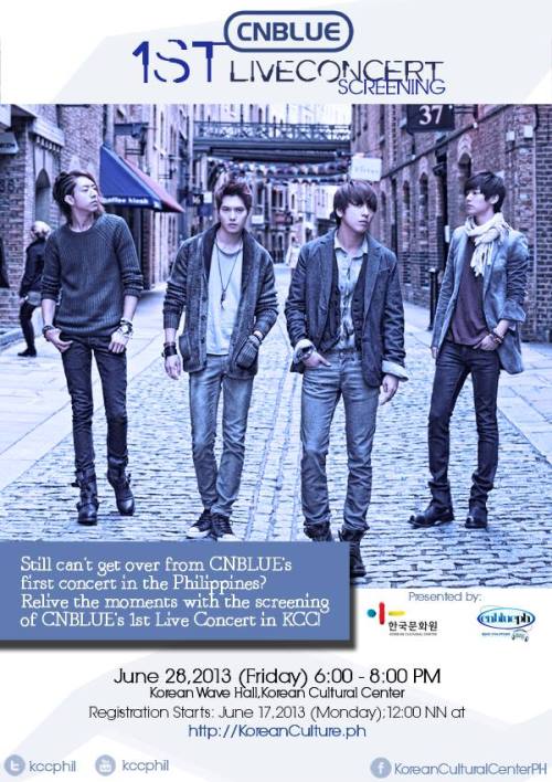CNBLUE 韓國文化中心菲律賓播放演唱會