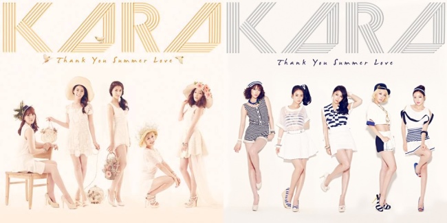 Kara「Thank You Summer Love」團體版封面