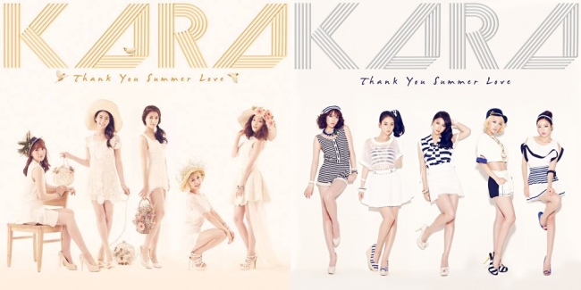 Kara「Thank You Summer Love」團體版封面 Kara「Thank You Summer Love」團體版封面