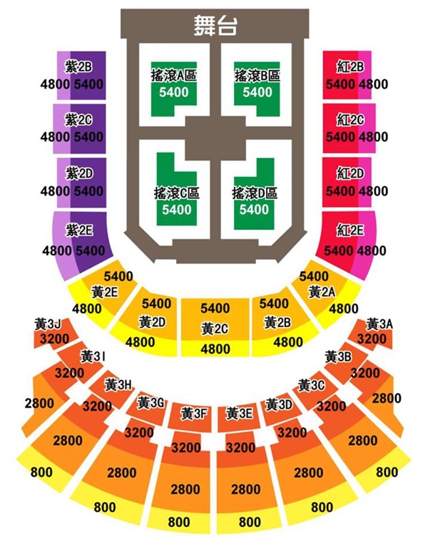 Super Junior - Super Show 5 (台灣站座位圖) Super Junior - Super Show 5 (台灣站座位圖)