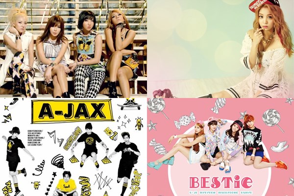 2NE1、Ailee、A-JAX、BESTie