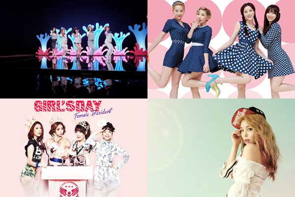 Ailee、4Minute、Sunny Hill、Girl's Day