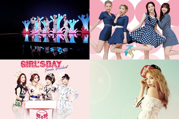 Ailee、4Minute、Sunny Hill、Girl's Day Ailee、4Minute、Sunny Hill、Girl's Day