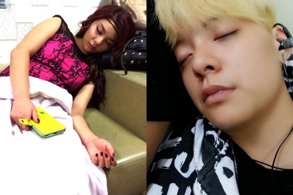 Ailee, Amber 睡姿 Ailee, Amber 睡姿