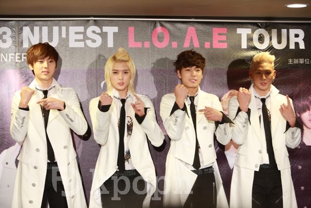 NU'EST 臺灣 Showcase 記者會