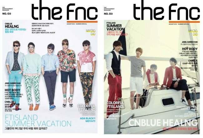 FNC 雜誌《the FNC no.3》封面