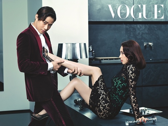 千正明、金敏貞 VOGUE 畫報 (2013.10)