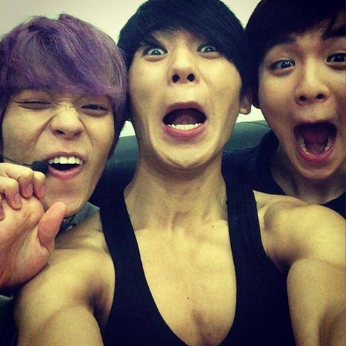 Niel、創造、Ricky (鬼臉自拍)