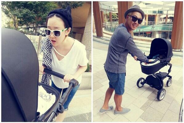 HaHa,Byul 與兒子出門散步 HaHa,Byul 與兒子出門散步