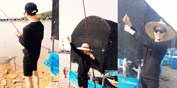 趙權，釣魚