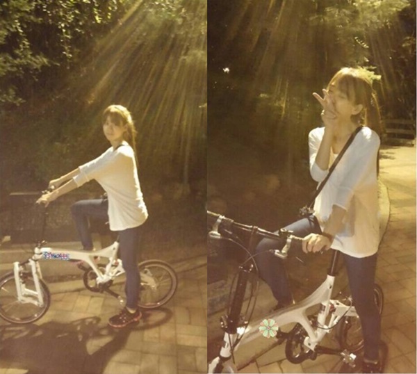 騎腳踏車的昇延 (勝妍)