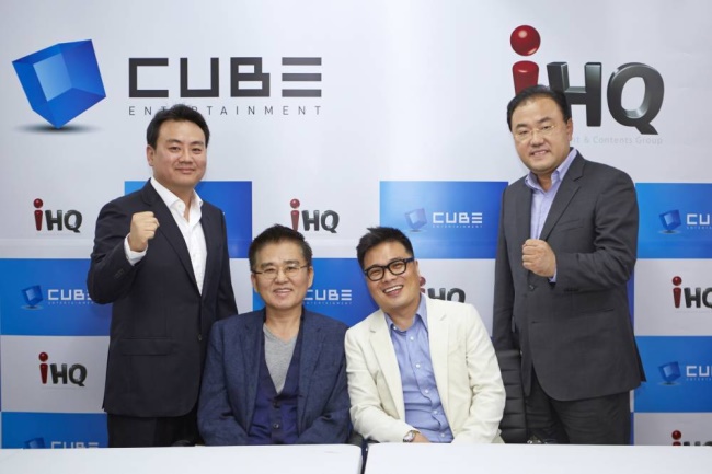 CUBE 與 iHQ 結盟