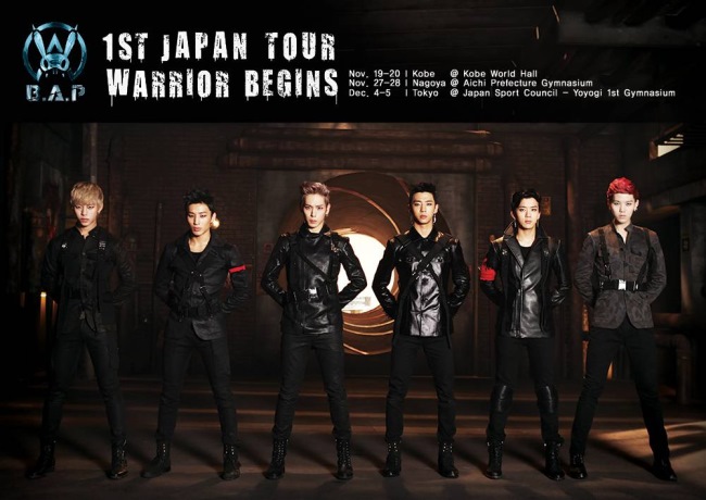B.A.P 日巡「WARRIOR Begins」海報