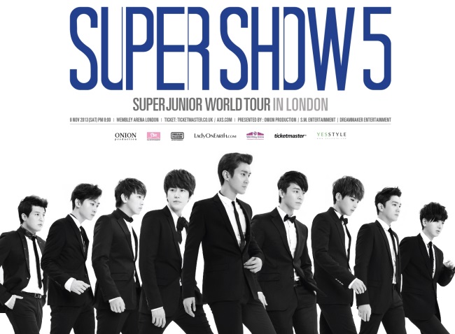 Super Junior 倫敦 SS5 海報 Super Junior 倫敦 SS5 海報